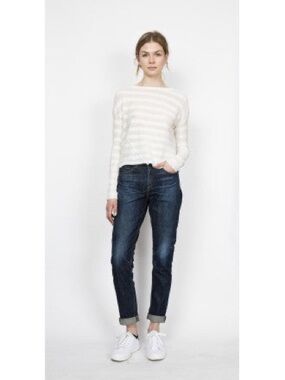 Rag & Bone Dre Jeans in Snoqualmie Wash Blue Low Rise Slim Straight Denim